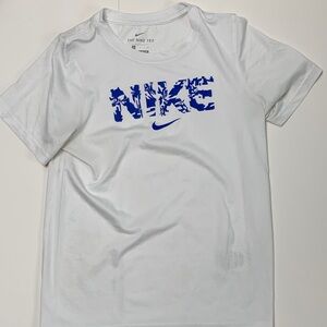 Nike Kids Tee with Blue Graphic